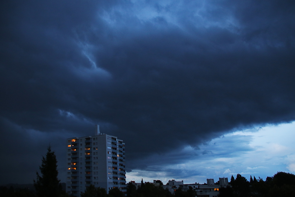 Unwetter im Anmarsch