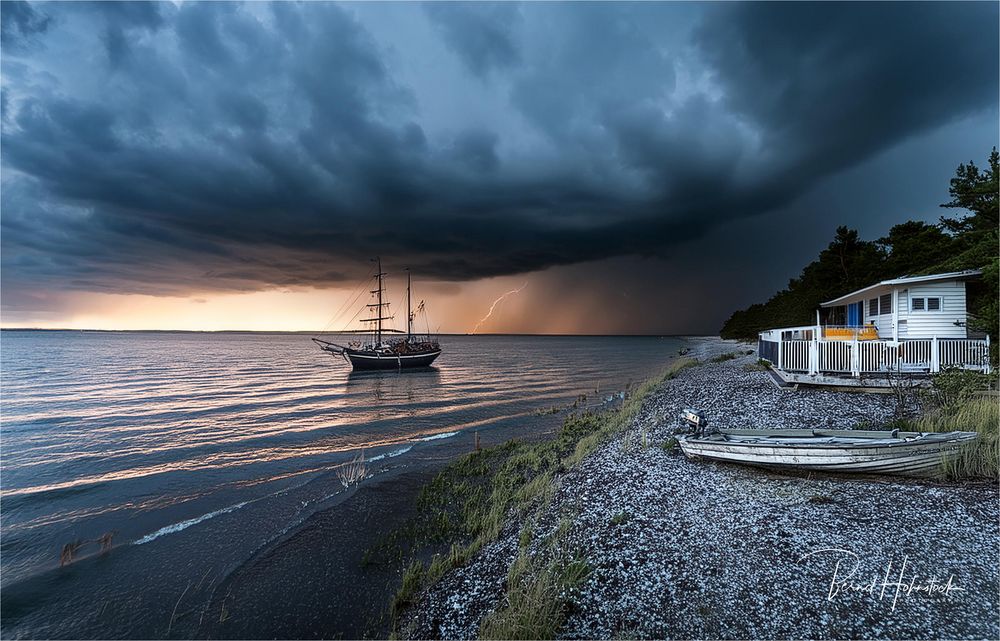 Unwetter im Anzug .... über der Nordsee