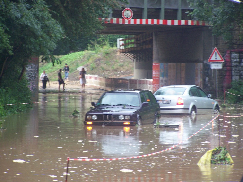 Unwetter in Dortmund.