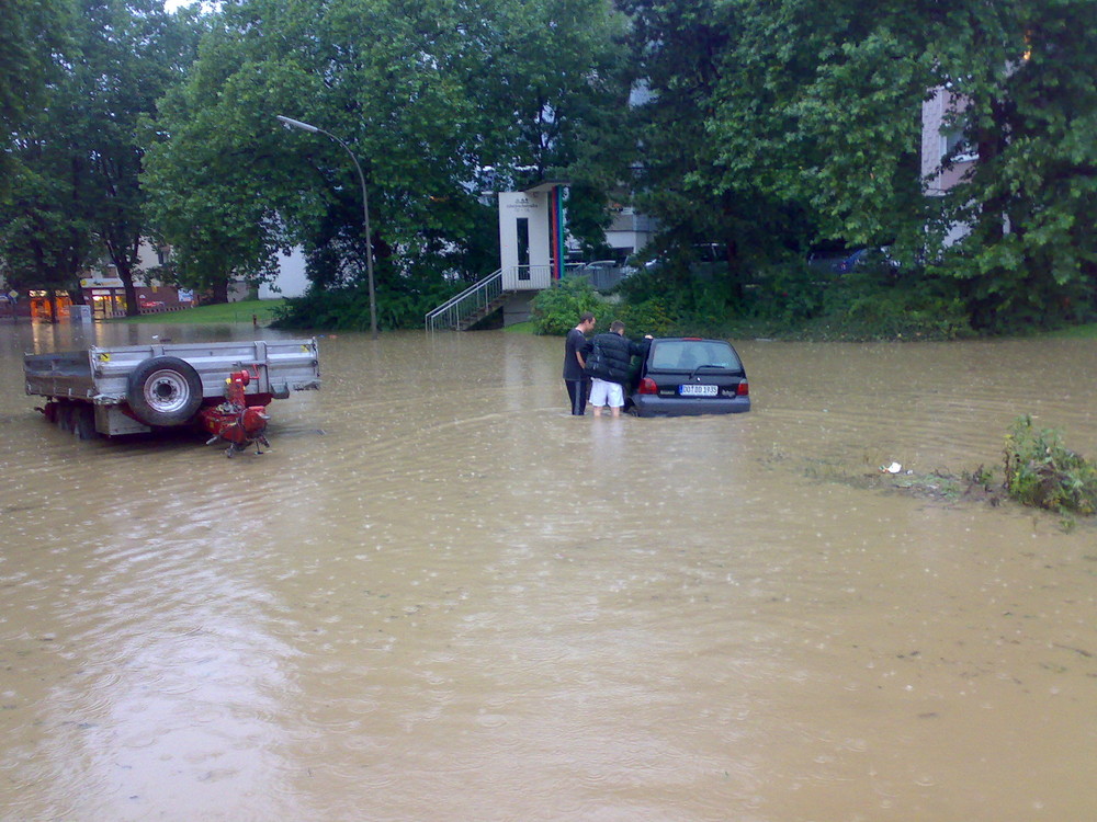 Unwetter in Dortmunds Westen