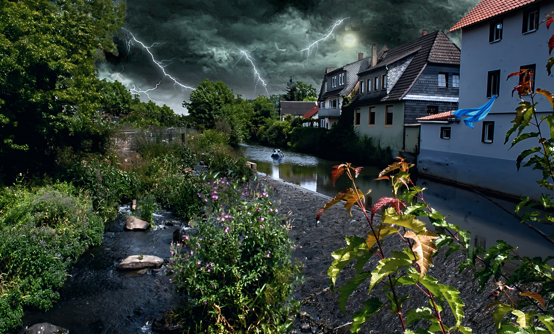 Unwetter in Nidda