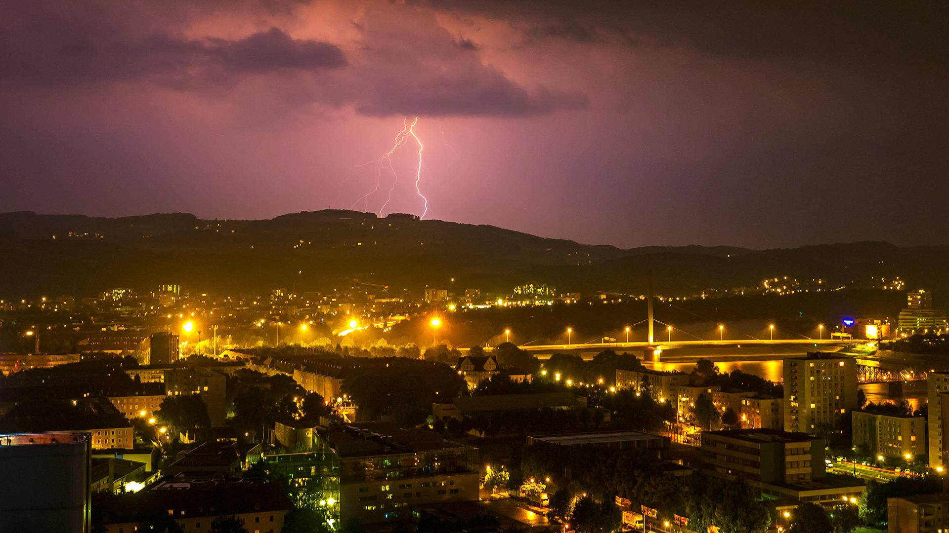 Unwetter in Oberösterreich 8.6.