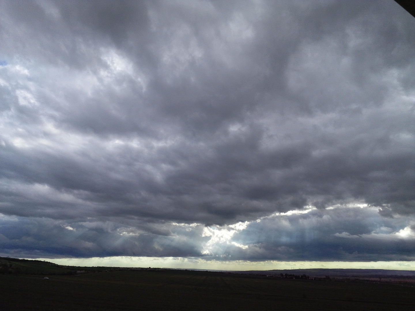 Unwetter kündigt sich an