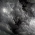 Unwetter Schwarz-Weiß