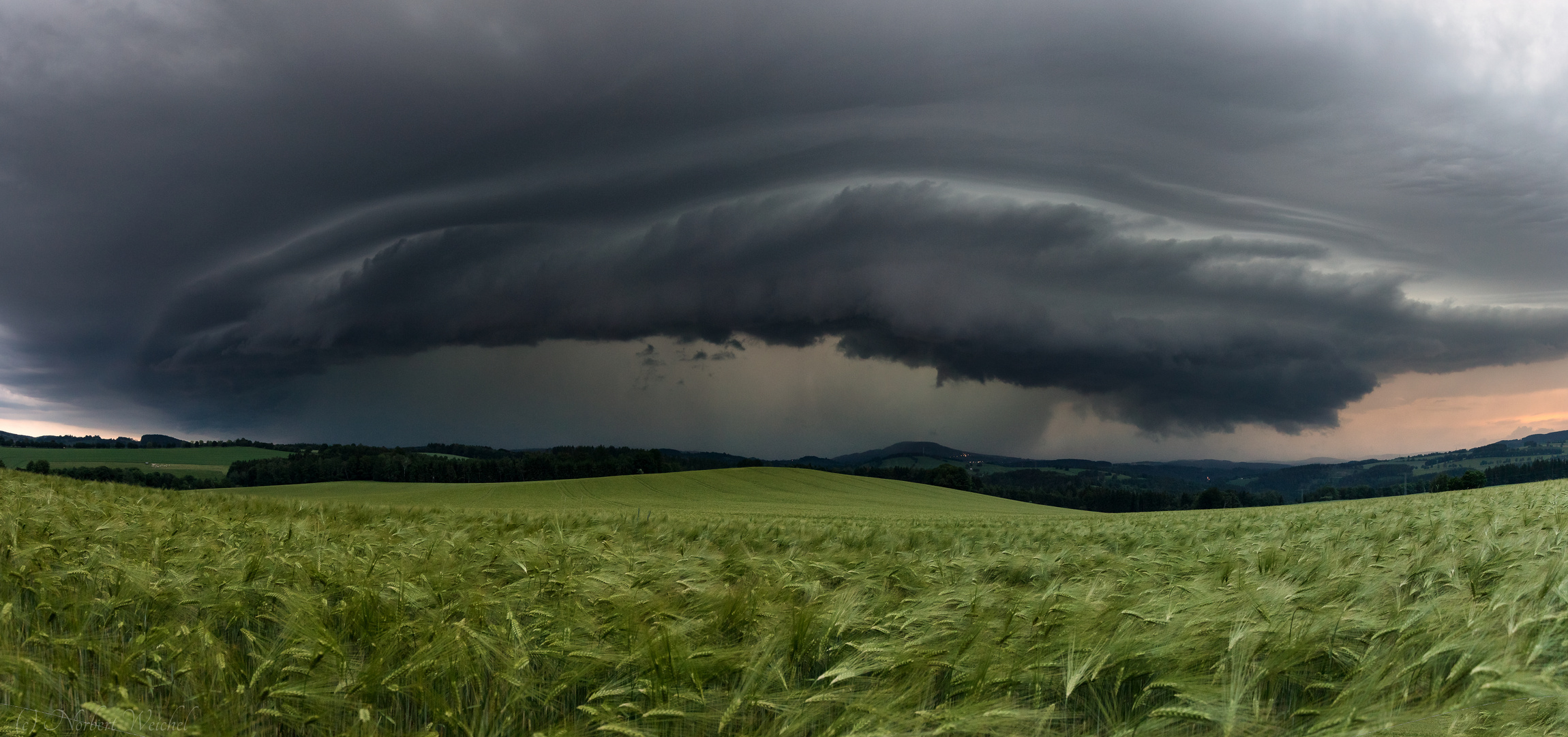 Unwetter über Annaberg-Buchholz