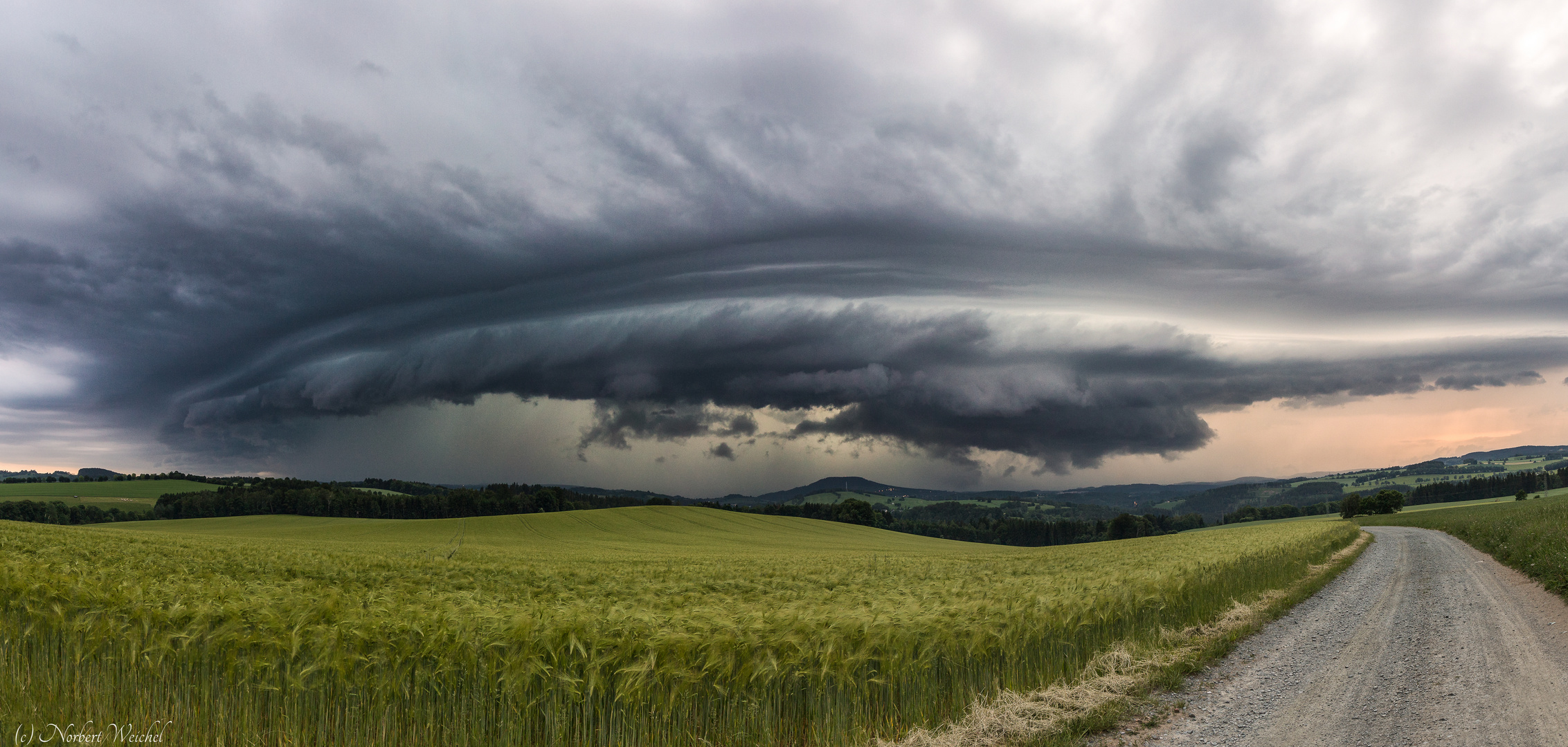 Unwetter über Annaberg-Buchholz