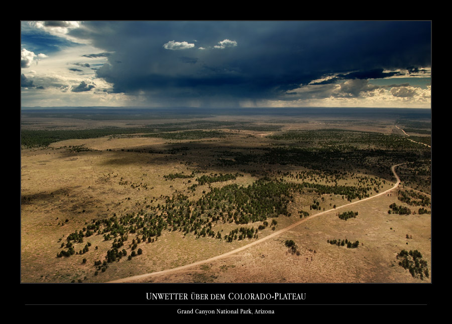 Unwetter über dem Colorado-Plateau