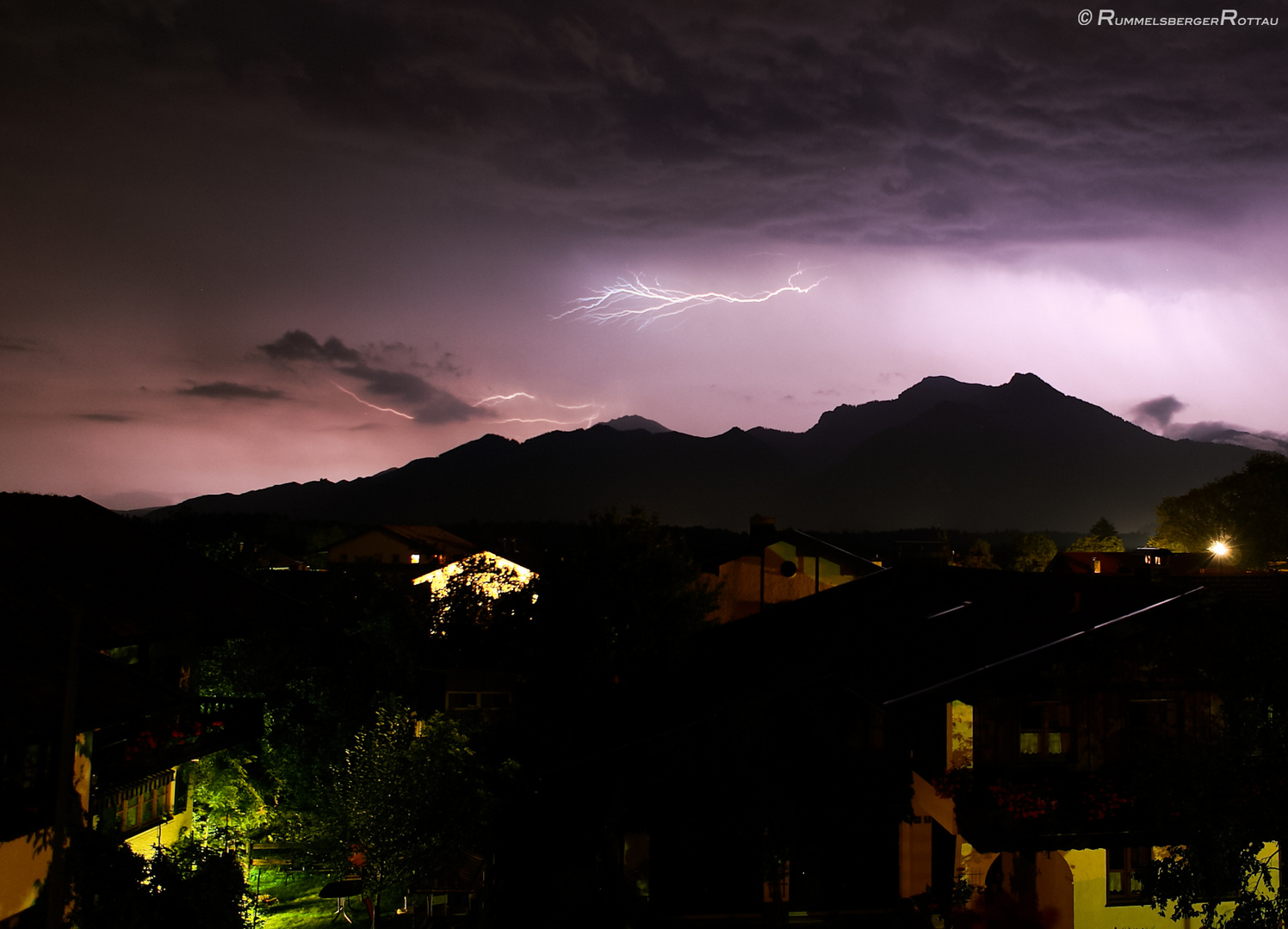 Unwetter über dem Hochgern