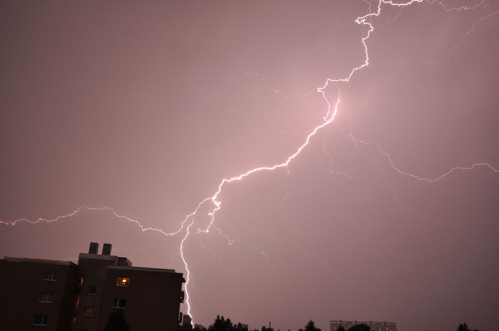 Unwetter über dem Süden Münchens 2