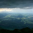 Unwetter über dem Untersberg