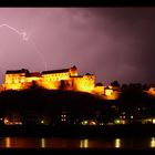 Unwetter über der Burg