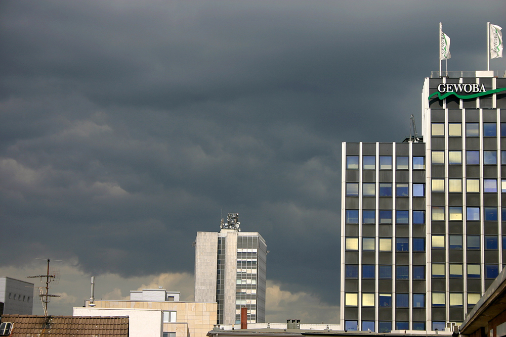 Unwetter über der Gewoba?