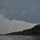 Unwetter über der Oder