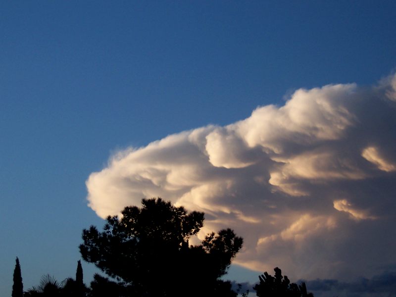 Unwetter ueber El Paso, TX