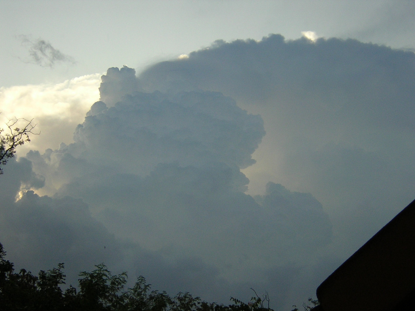 Unwetter über Frankfurt