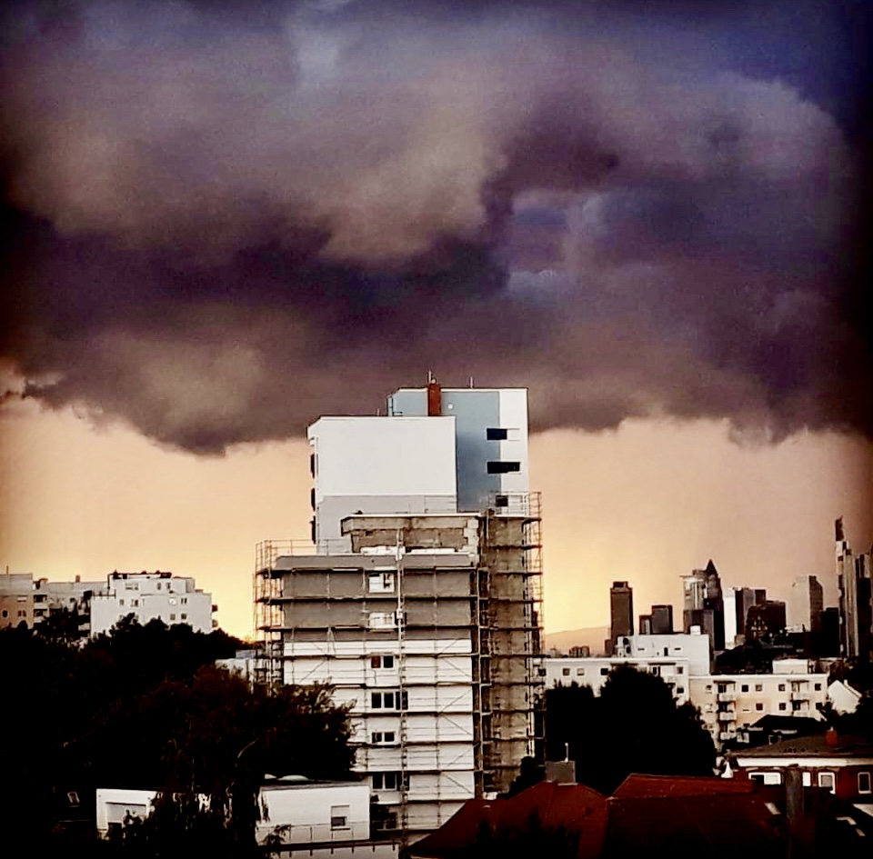 Unwetter über Frankfurt am Main 