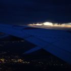 Unwetter über Frankfurt Main