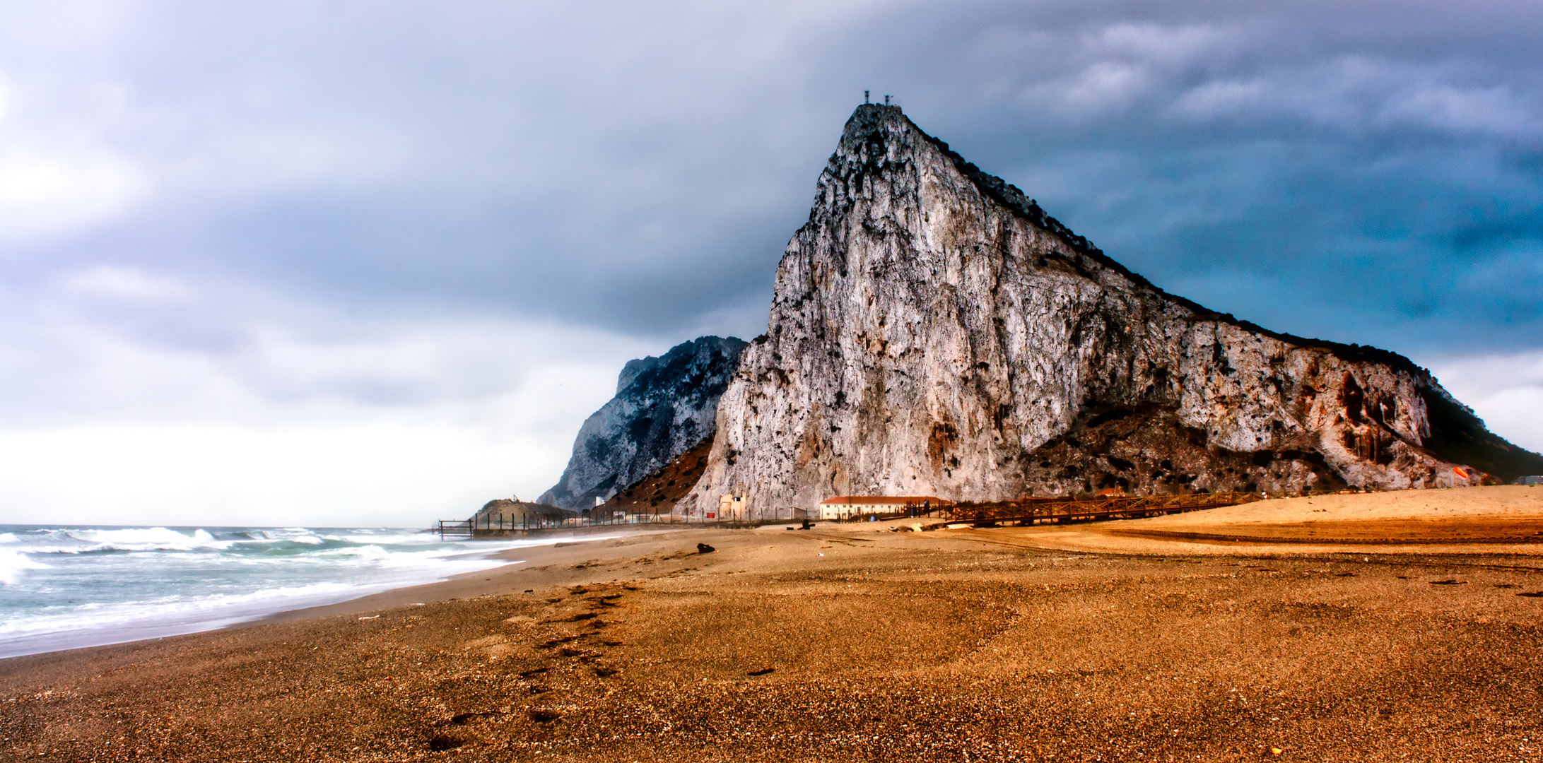 Unwetter über Gibraltar