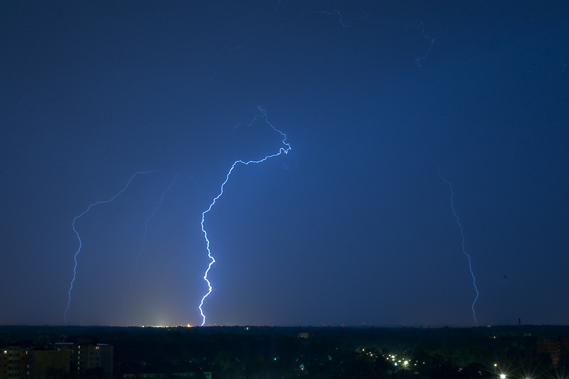 Unwetter über Hamburg