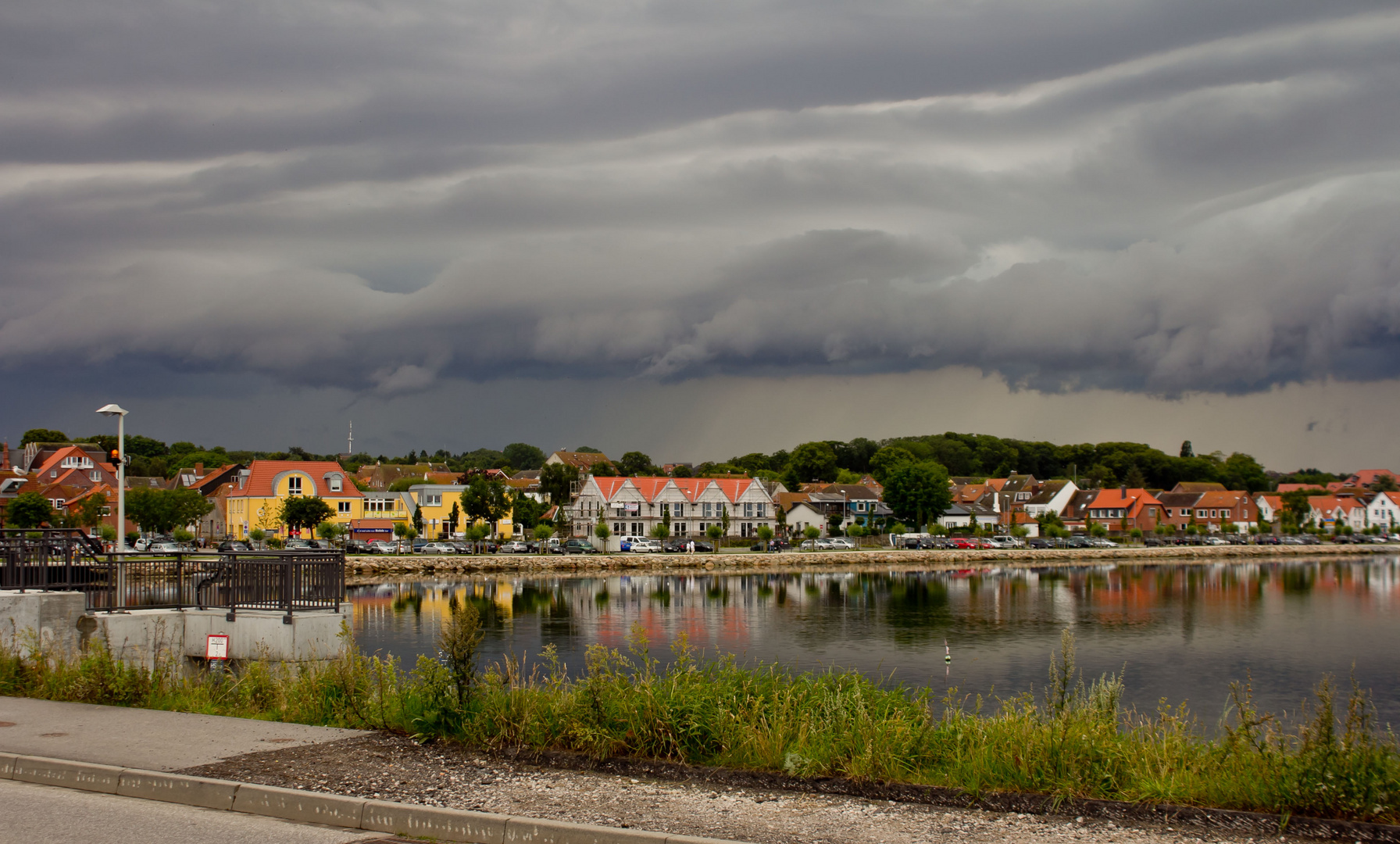 Unwetter über Heiligenhafen