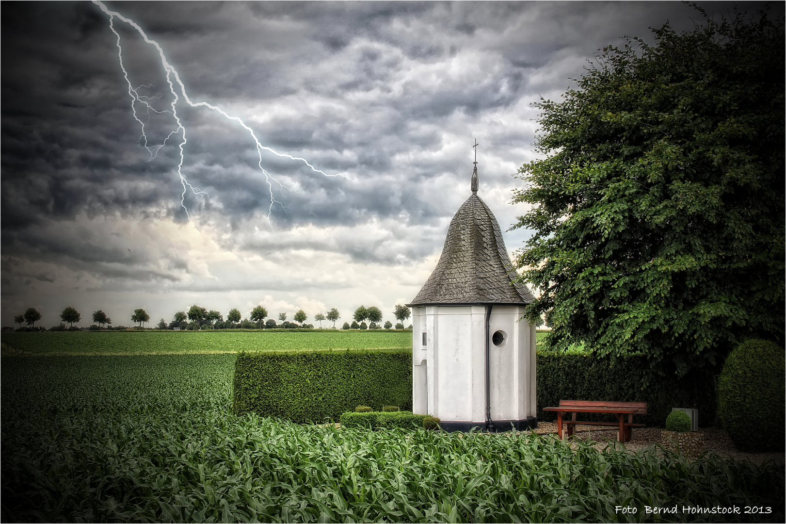 Unwetter über Laar ...