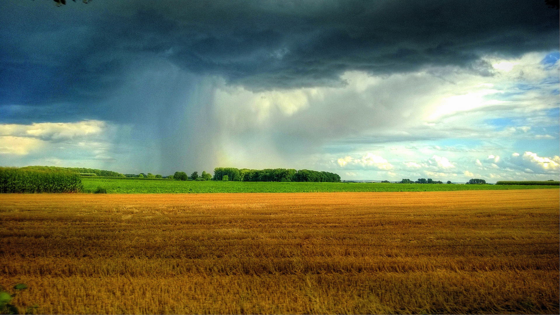 Unwetter über Lippetal