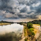 Unwetter über Magdeburg