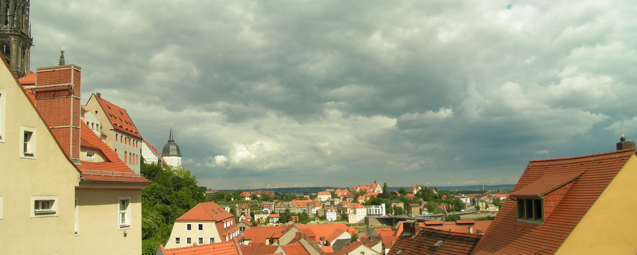 Unwetter über Meißen