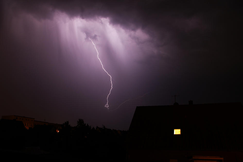 Unwetter über Ottersleben in Magdeburg II