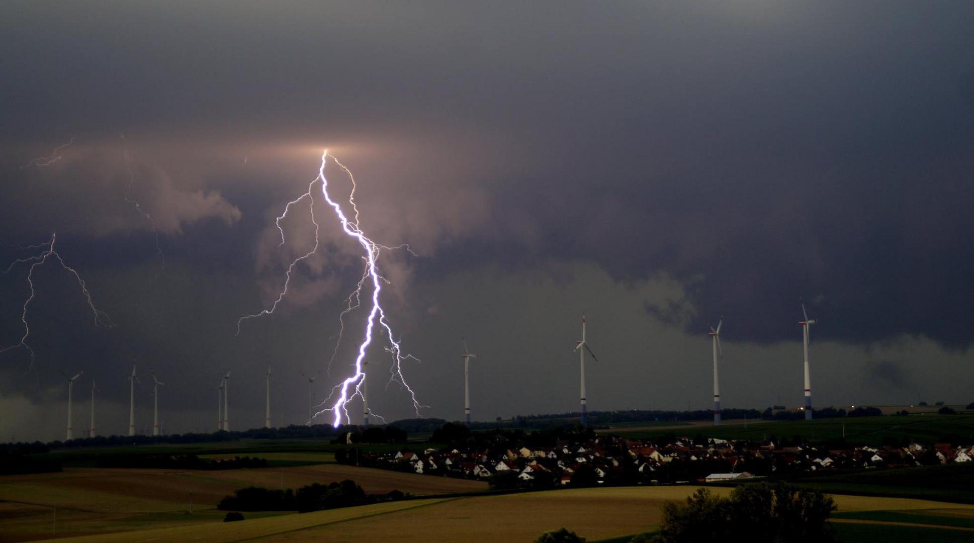 Unwetter über Rheinhessen 