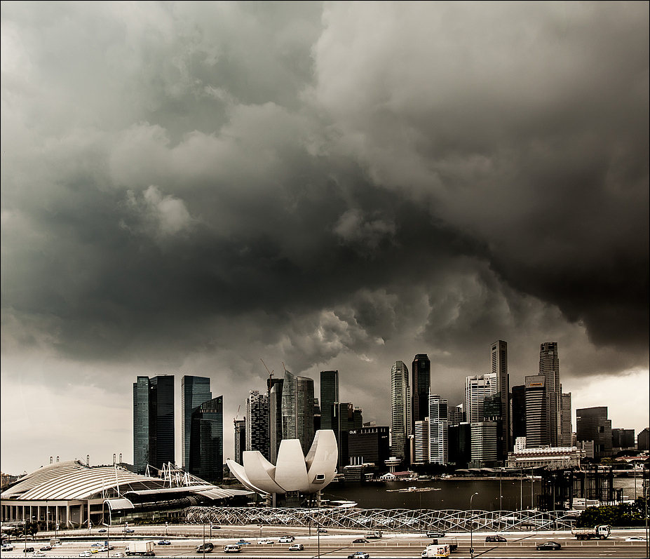 ~ Unwetter über Singapur ~