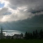 Unwetter über St. Moritz-Dorf