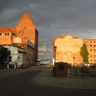 Unwetter über Stralsund