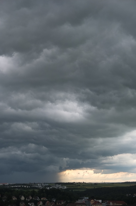 Unwetter über Ulm