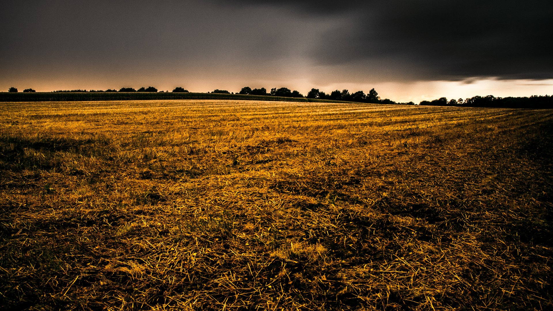 Unwetter über Verden