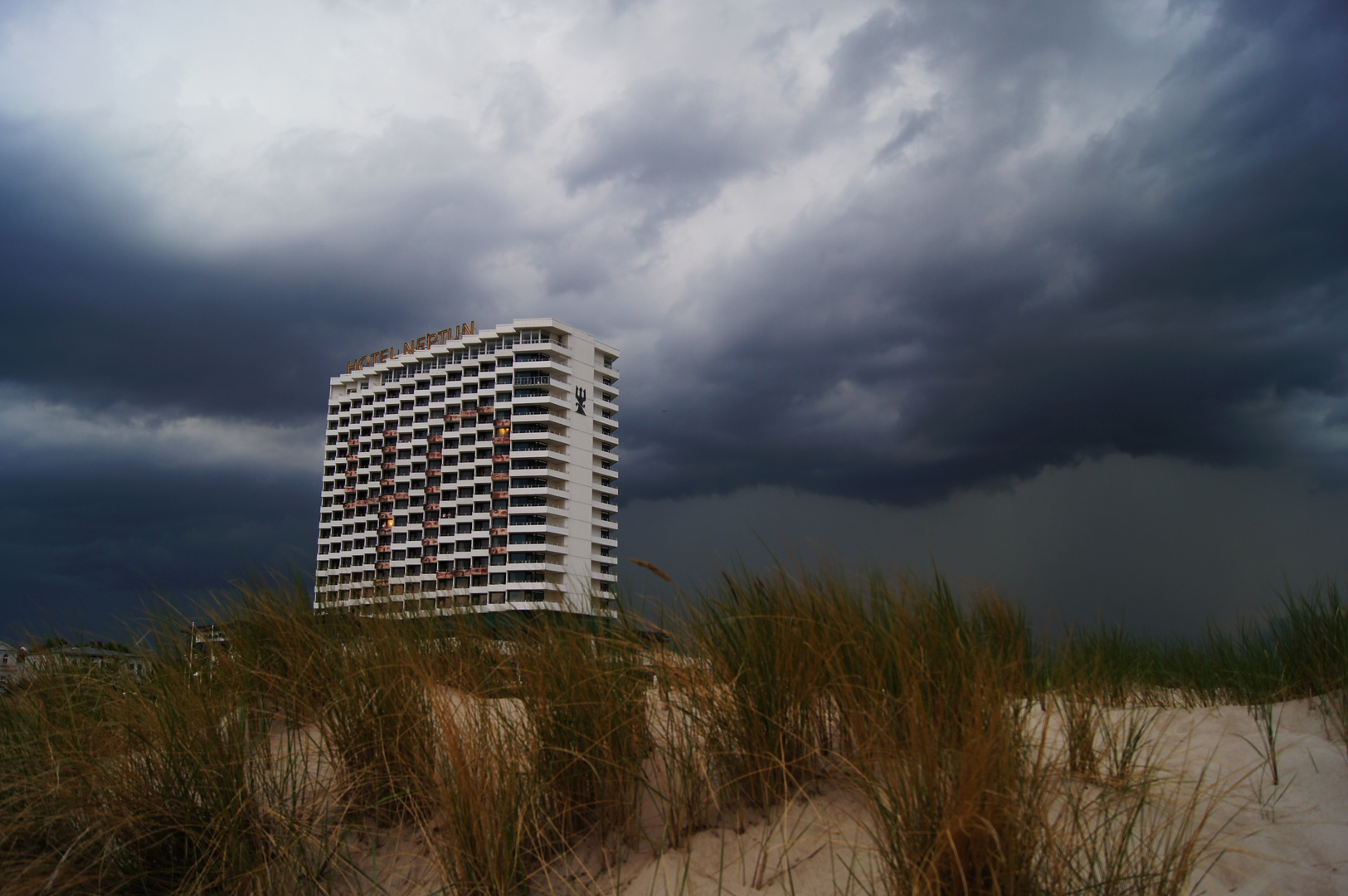 Unwetter über Warnemünde Juni 2011