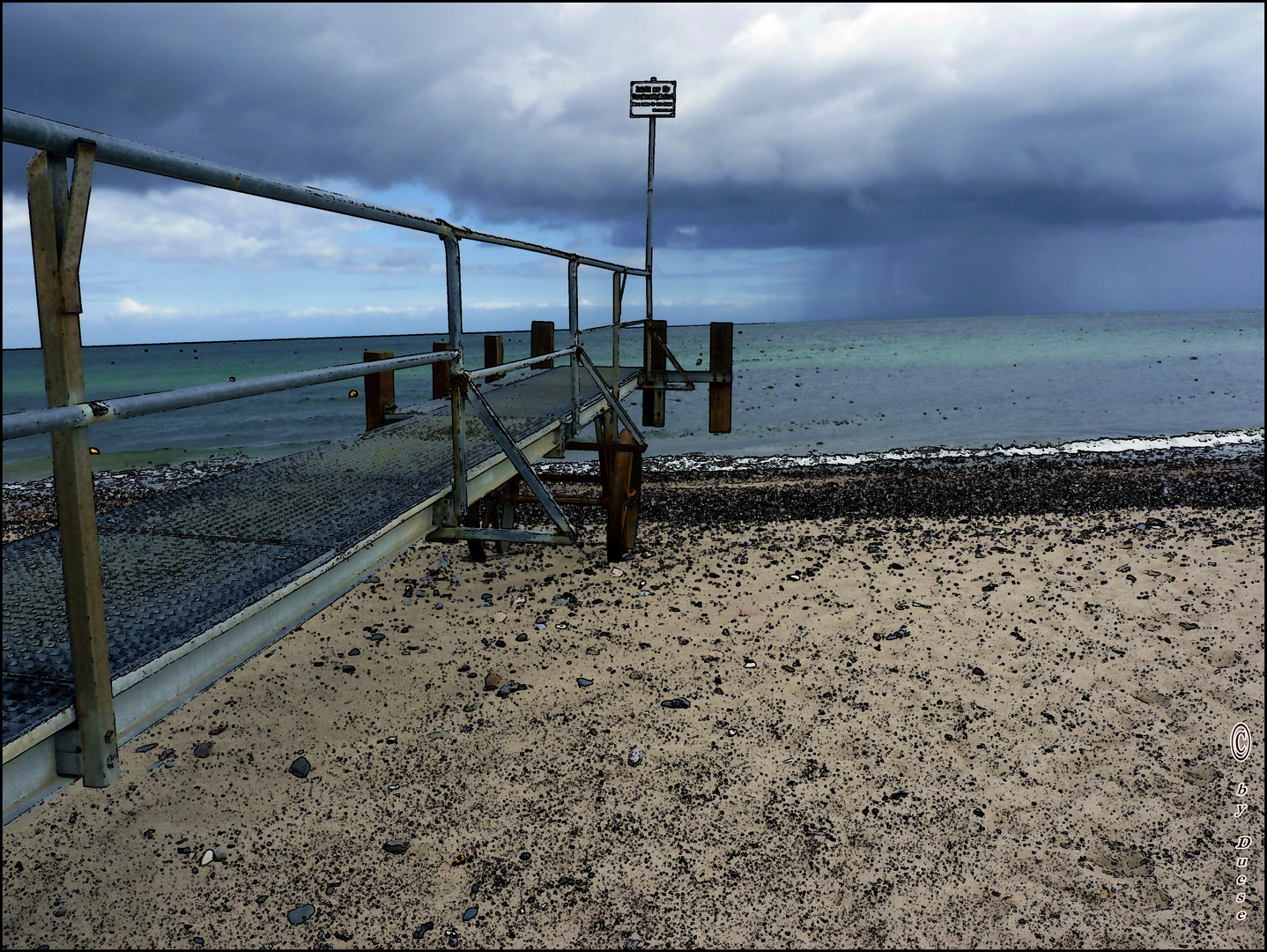 unwetter vor hohenfelde/ostsee