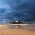 Unwetter zieht auf über St Peter Ording