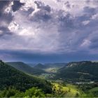 Unwetterfront am Albtrauf