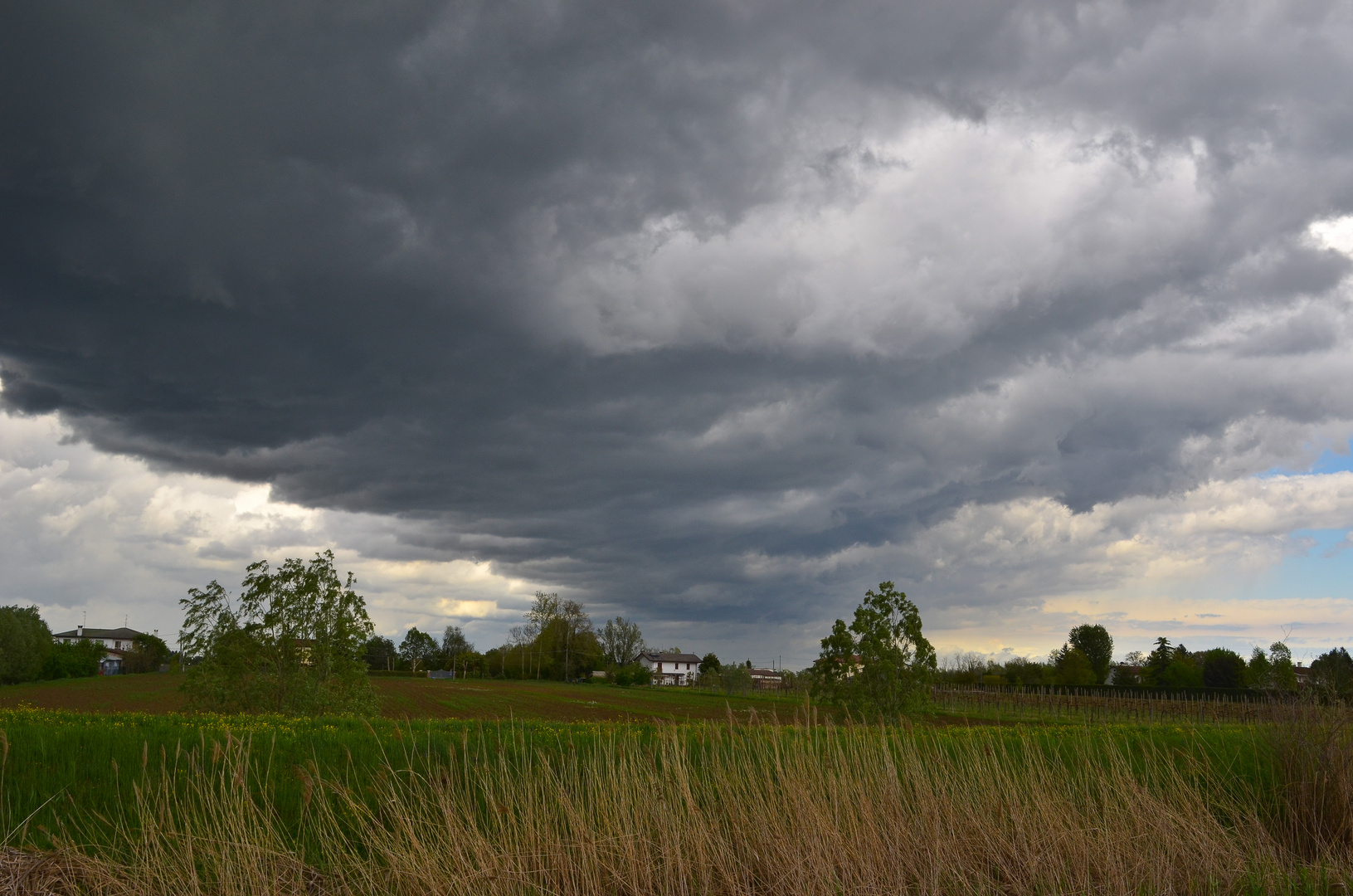 Unwetterfront bei Jesolo