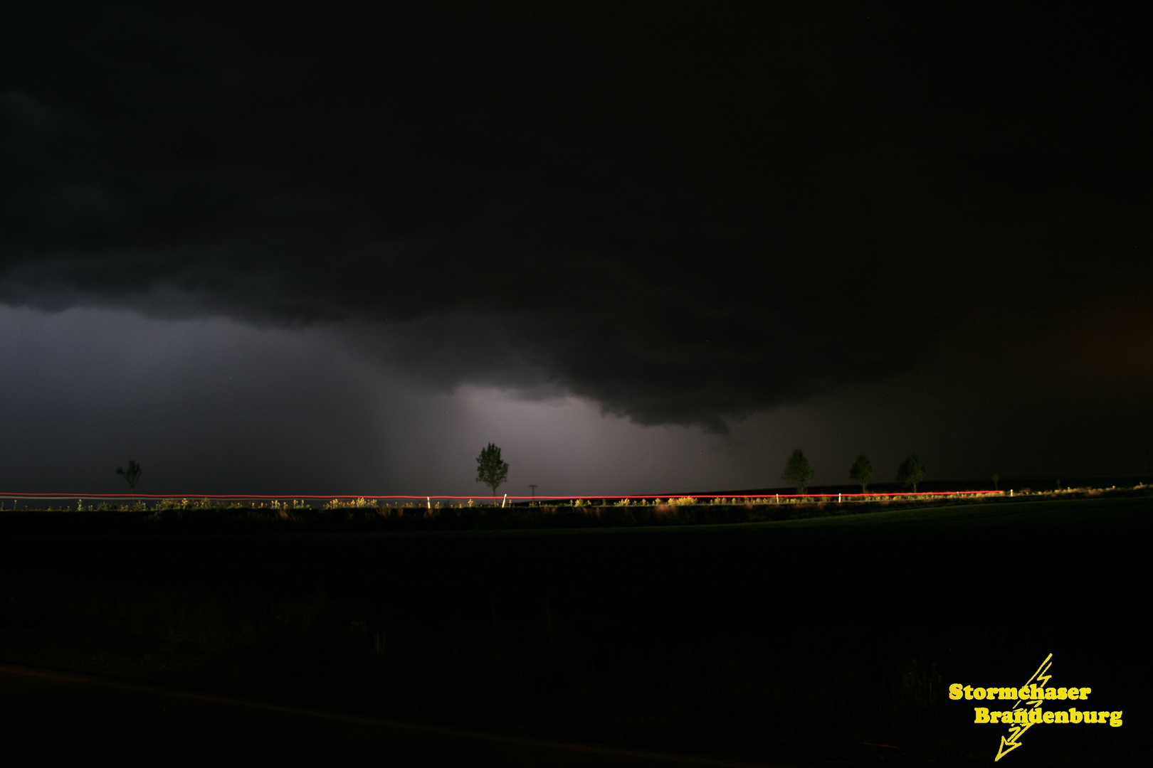 Unwetterfront in Könnern