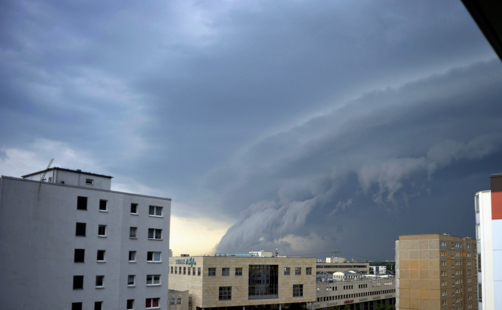 Unwetterfront über Berlin (26.05.2009 17:53 Uhr)