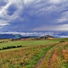 Unwetterfront über der hessischen Rhön