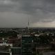 Unwetterfront ber Hamburg