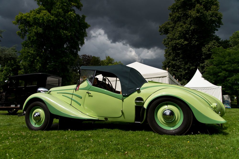 Unwetterstimmung bei den Classic Day,s - Tatra 75 Bohemia