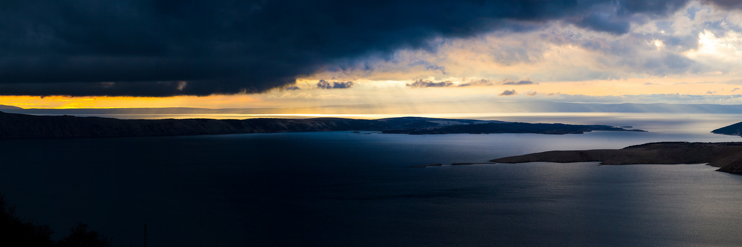 Unwetterstimmung in Kroatien