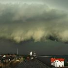 Unwetterwolke rast auf Dresden zu....