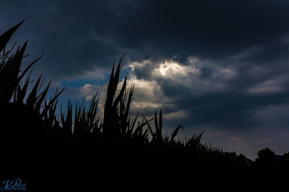 Unwetterwolken über Leichlingen