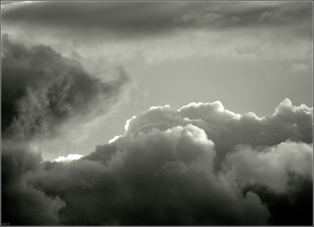 Unwetterwolkensaumbeleuchtung