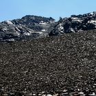 Unwirkliche raue  Mondlandschaft in den Ötztaler Alpen